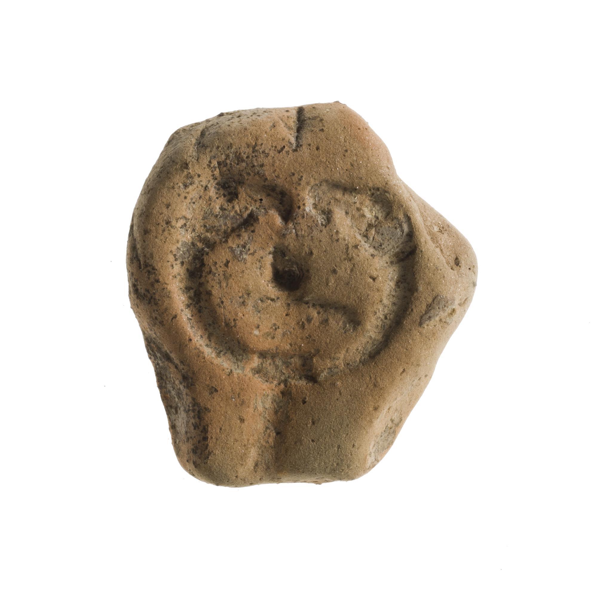 Image of Mould for a bird-headed penannular brooch, from Dunadd, Argyll © National Museums Scotland