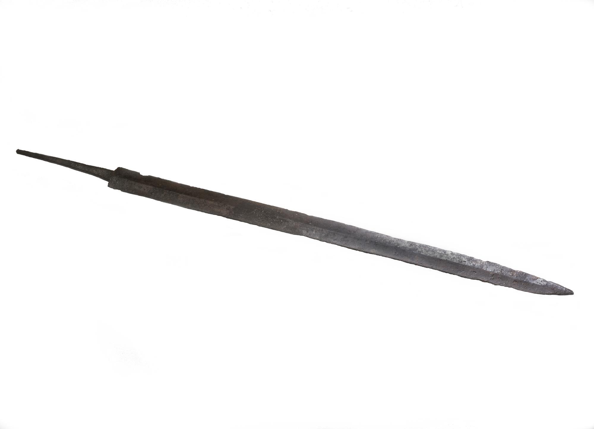 Image of Roman auxiliary sword or spatha, from the Roman site at Newstead, 80 - 100 AD © National Museums Scotland